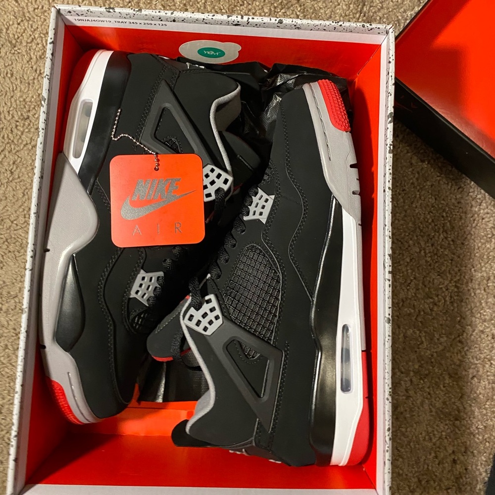 Jordan 4 Bred 2019 Size 11